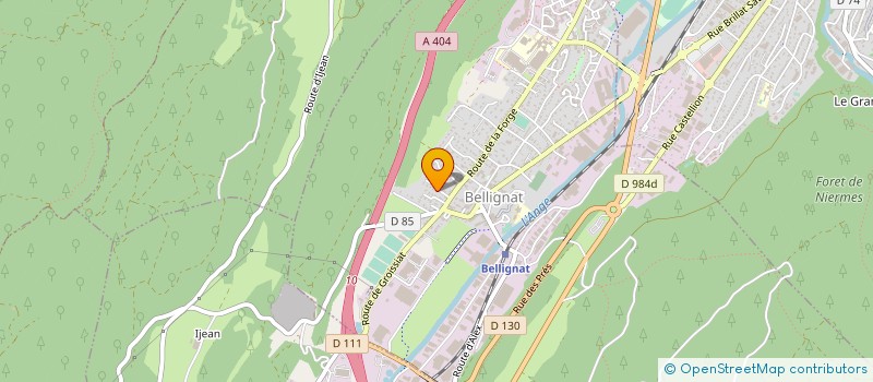 localisation de l'entreprise JETOPTIC à ARBENT