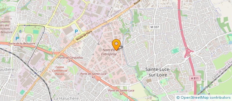 localisation de l'entreprise JETOXYGEN à NANTES