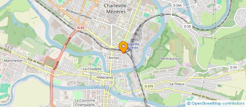 localisation de l'entreprise JETPA à CHARLEVILLE-MEZIERES