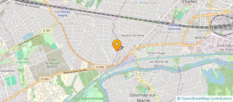 localisation de l'entreprise JETRANS à GAGNY
