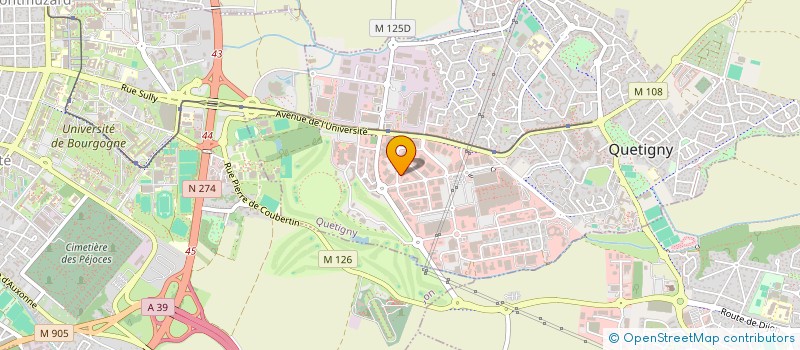 localisation de l'entreprise JETS à QUETIGNY