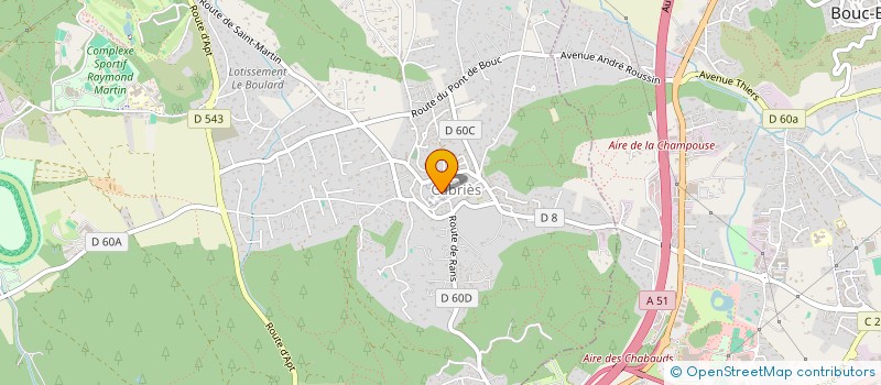 localisation de l'entreprise JETS CONCEPT à CABRIES