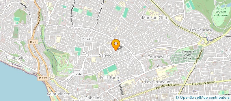 localisation de l'entreprise JETS FINISHING à LE HAVRE