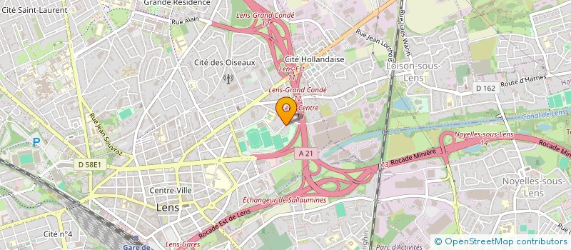 localisation de l'entreprise JETS TRANS VTC  LENS