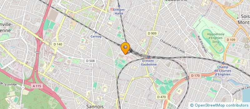 localisation de l'entreprise JETSTREAM SARL  ERMONT