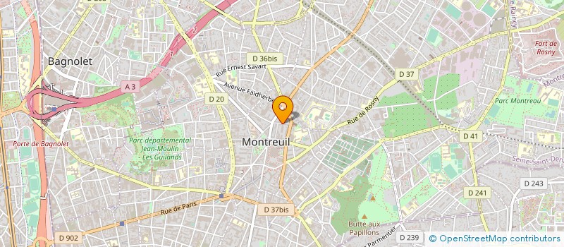 localisation de l'entreprise JETTE TON PYJAMA à MONTREUIL
