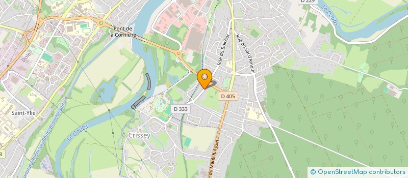 localisation de l'entreprise JETVIDEO à DOLE