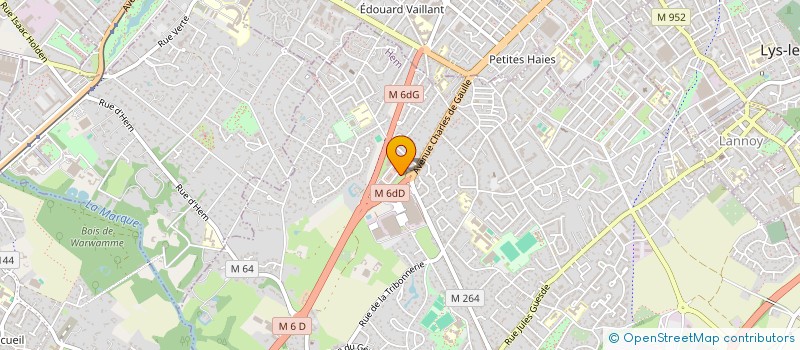 localisation de l'entreprise JEU BLANC  HEM