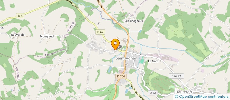 localisation de l'entreprise JEU&CO  HAUTEFORT