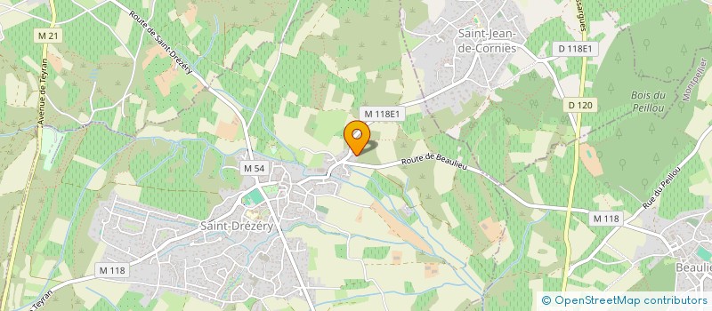 localisation de l'entreprise JEU CONTE LA NATURE  SAUSSINES