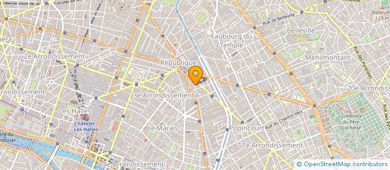 localisation de l'entreprise JEU DE BOULES  PARIS