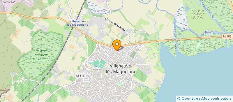 localisation de l'entreprise JEU ET ECOLOGIE  VILLENEUVE-LES-MAGUELONE