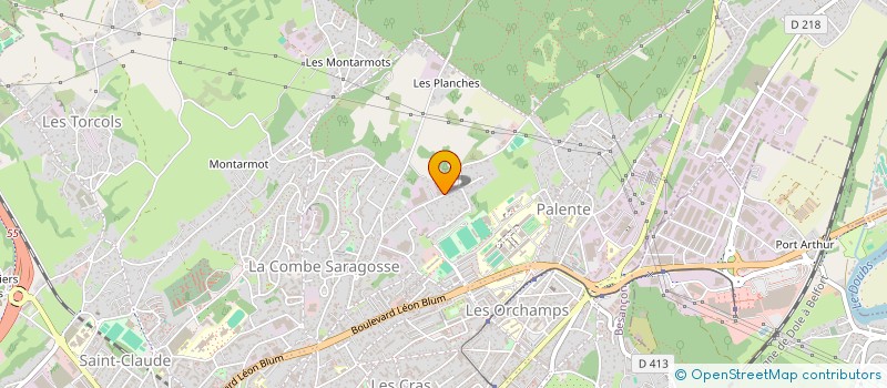 localisation de l'entreprise JEU FEEL SPORT à BESANCON