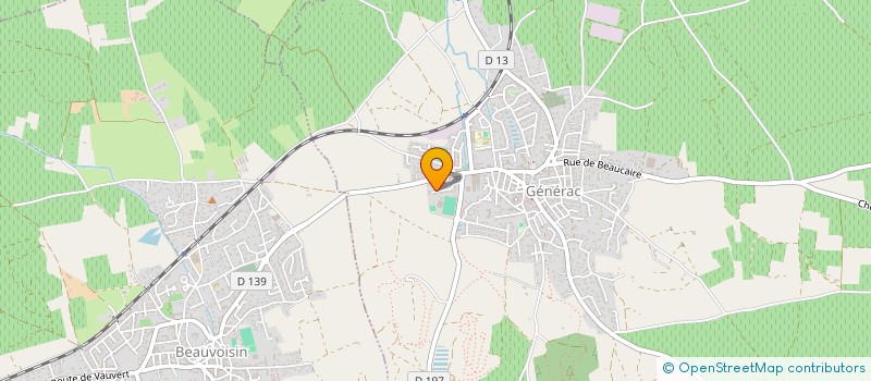 localisation de l'entreprise JEU'NERAC  GENERAC