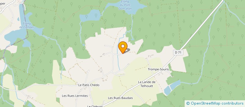 localisation de l'entreprise JEUDEVI - JEUNESSE DEVELOPPEMENT INTELLIGENTS à PAIMPONT