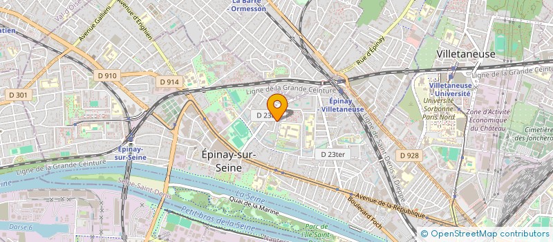 localisation de l'entreprise JEUDI TREIZE à EPINAY-SUR-SEINE