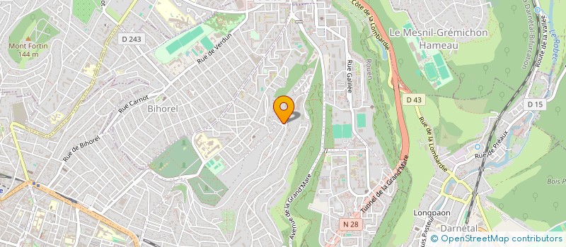 localisation de l'entreprise JEUDY&CADET  ROUEN