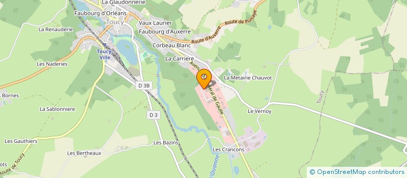 localisation de l'entreprise JEUMAGIC à TOUCY