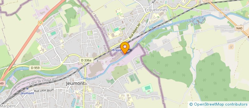 localisation de l'entreprise JEUMONT ELECTRIC à JEUMONT