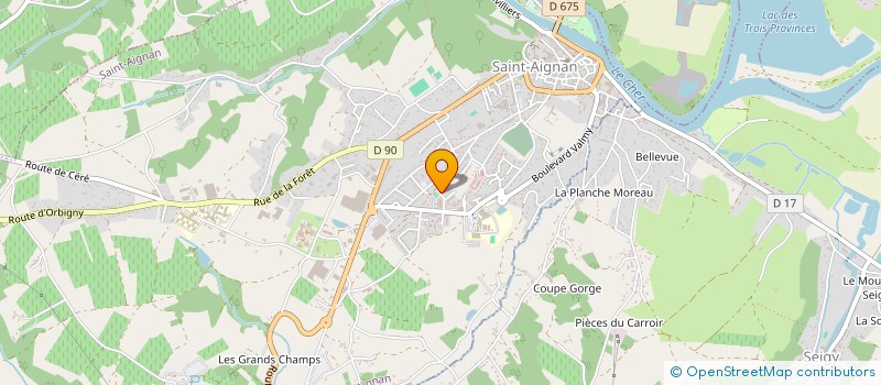 localisation de l'entreprise JEUN'ACTIF à SAINT-AIGNAN