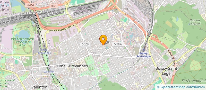 localisation de l'entreprise JEUN'ESPERANCE DE SENART  LIMEIL-BREVANNES