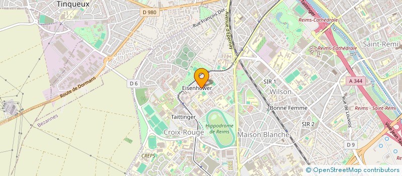 localisation de l'entreprise JEUN' EVENTS 51  REIMS