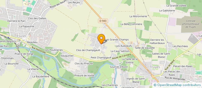 localisation de l'entreprise JEUN'S  ESVRES