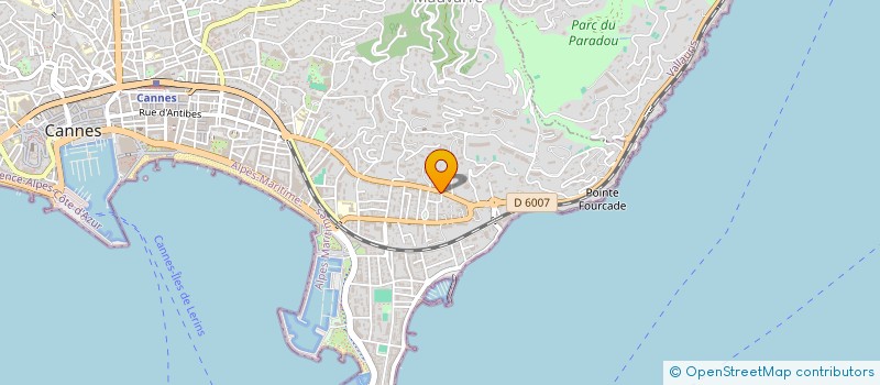 localisation de l'entreprise JEUN VILLAG SINTHIO BAMAM CO  AZUR  CANNES