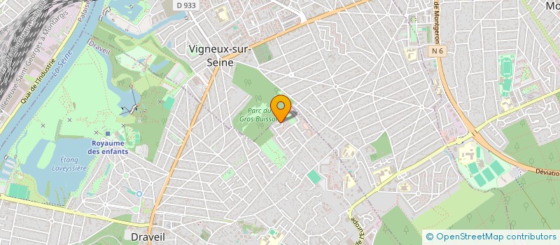 localisation de l'entreprise JEUNE ASSOCIATION DE FOOTBALLEURS à DRAVEIL