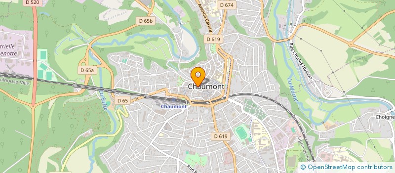 localisation de l'entreprise JEUNE AVEC DES AMBITIONS  CHAUMONT