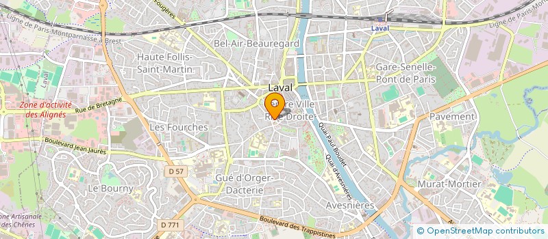 localisation de l'entreprise JEUNE CHAMBRE ECO DE LAVAL ET MAYENNE à LAVAL
