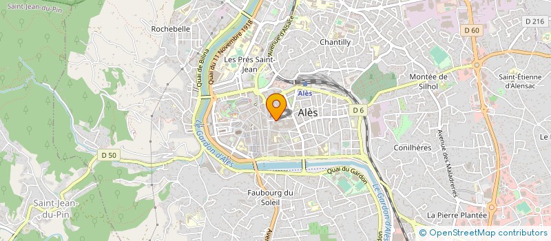 localisation de l'entreprise JEUNE CHAMBRE ECONOM ALES CEVE à ALES