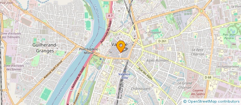 localisation de l'entreprise JEUNE CHAMBRE ECONOMIQUE à VALENCE