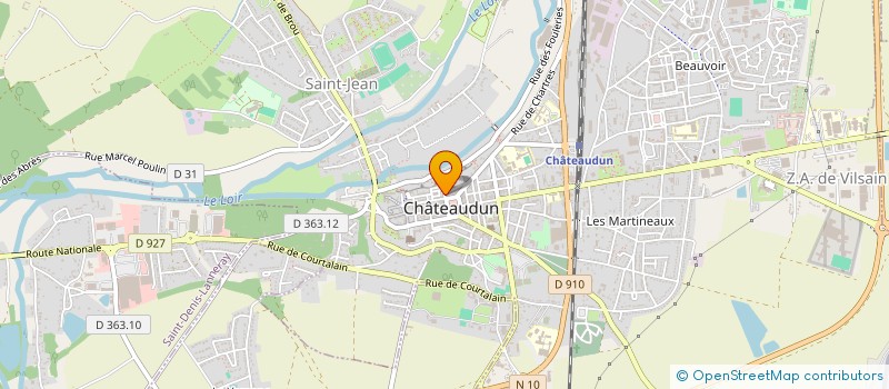 localisation de l'entreprise JEUNE CHAMBRE ECONOMIQUE à CHATEAUDUN