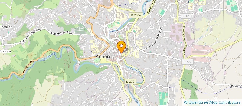 localisation de l'entreprise JEUNE CHAMBRE ECONOMIQUE ANNONAY®ION à ANNONAY