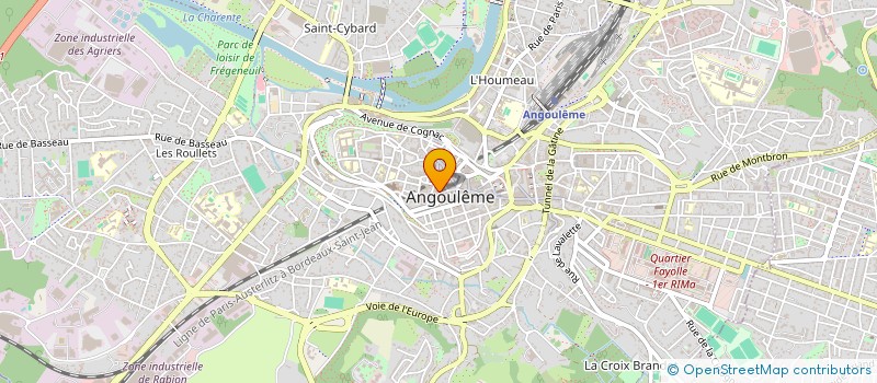 localisation de l'entreprise JEUNE CHAMBRE ECONOMIQUE D ANGOULEME COGNAC à ANGOULEME