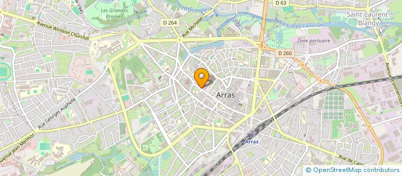localisation de l'entreprise JEUNE CHAMBRE ECONOMIQUE D ARRAS à ARRAS