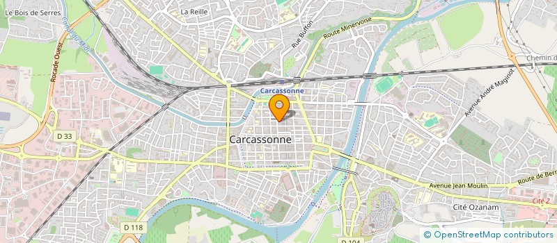 localisation de l'entreprise JEUNE CHAMBRE ECONOMIQUE DE CARCASSONNE EN FORMATION à CARCASSONNE