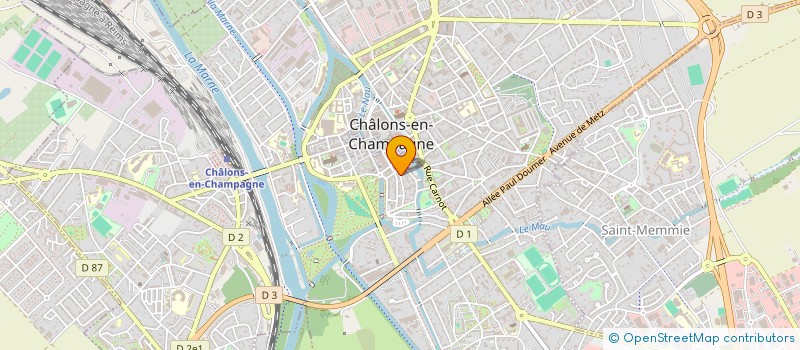 localisation de l'entreprise JEUNE CHAMBRE ECONOMIQUE DE CHALONS  CHALONS-EN-CHAMPAGNE