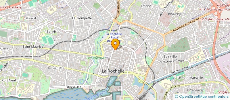 localisation de l'entreprise JEUNE CHAMBRE ECONOMIQUE DE LA ROCHELLE  LA ROCHELLE