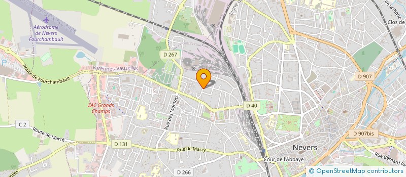 localisation de l'entreprise JEUNE CHAMBRE ECONOMIQUE DE NEVERS ET DE LA NIEVRE à NEVERS