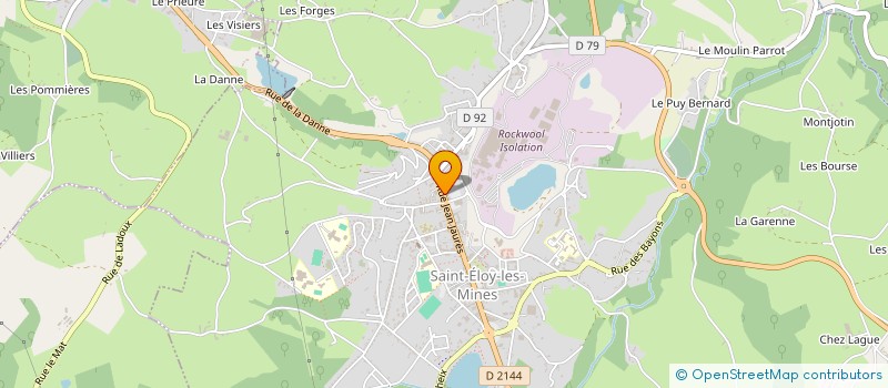 localisation de l'entreprise JEUNE CHAMBRE ECONOMIQUE DES COMBRAILLES  SAINT-ELOY-LES-MINES