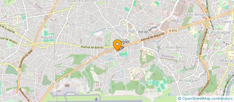 localisation de l'entreprise JEUNE CHAMBRE ECONOMIQUE DU PAYS BASQUE  ANGLET