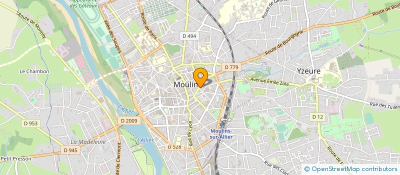localisation de l'entreprise JEUNE CHAMBRE ECONOMIQUE MOULINS REGIONS à MOULINS