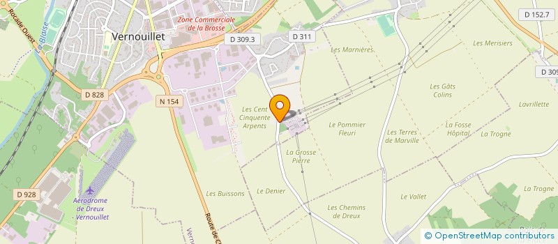 localisation de l'entreprise JEUNE CHAMBRE ECONOMIQUE PAYS DROUAIS à VERNOUILLET