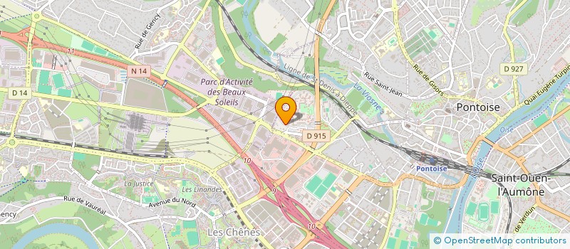 localisation de l'entreprise JEUNE DYNAMIQUE DE LA DIASPORA  PONTOISE