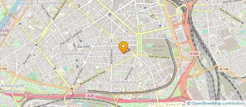 localisation de l'entreprise JEUNE ENFANCE NORD à LILLE