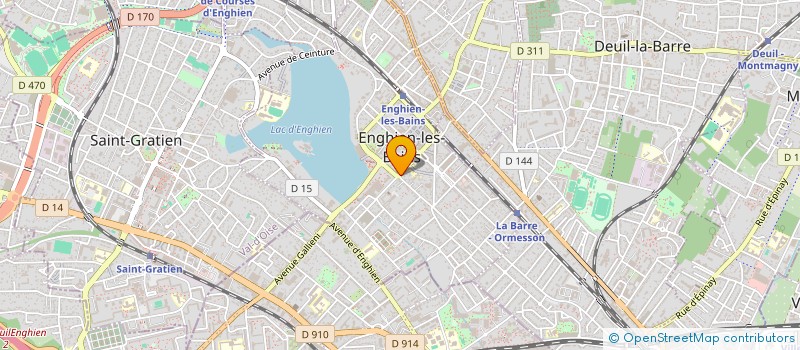 localisation de l'entreprise JEUNE & ENGAGE à ENGHIEN-LES-BAINS