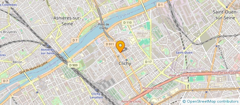 localisation de l'entreprise JEUNE GARDE DE CLICHY à CLICHY