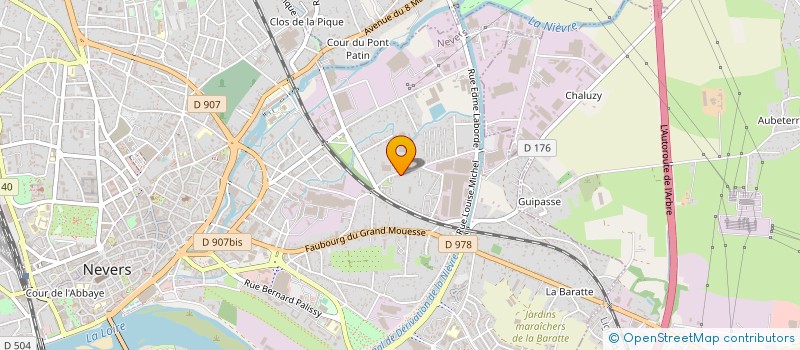 localisation de l'entreprise JEUNE GARDE SPORTIVE NIVERNAISE à NEVERS